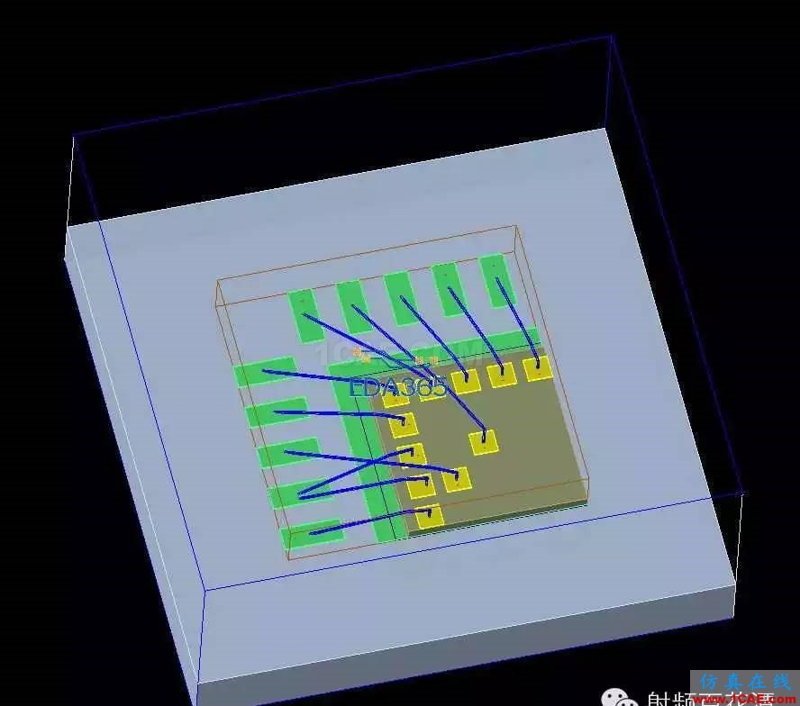 QFN封裝bondwire有限元電磁場仿真ADS電磁技術(shù)圖片7