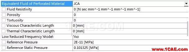 分享 | Workbench多孔材料聲學(xué)JCA模型介紹ansys培訓(xùn)課程圖片11