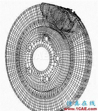 盤式制動器剎車噪音模擬分析hypermesh學習資料圖片2