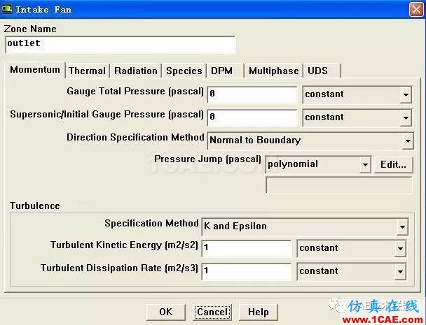 Fluent邊界條件設(shè)置fluent流體分析圖片10