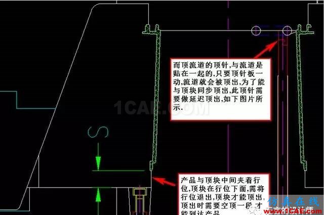 ug模具設(shè)計(jì)之其它頂出方式-前模頂出，油缸頂出-延遲頂出！ug模具設(shè)計(jì)技術(shù)圖片4