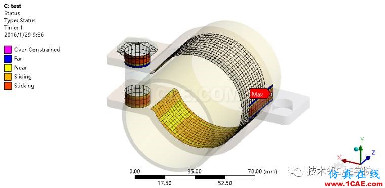 【干貨】ANSYS workbench接觸問題案例——卡箍連接ansys workbanch圖片12