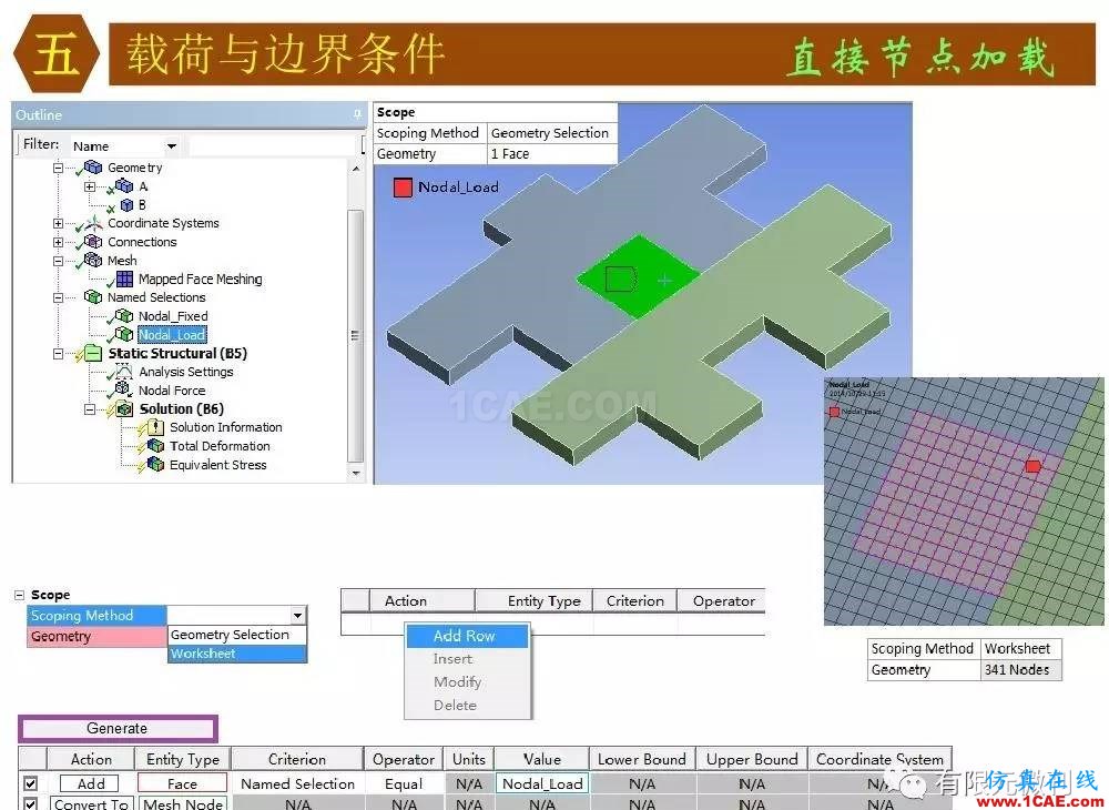 【有限元培訓四】ANSYS-Workbench結構靜力分析&模態(tài)分析ansys培訓的效果圖片50