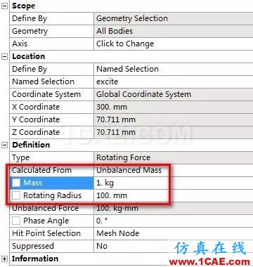 干貨 | Workbench界面下轉(zhuǎn)子的諧波響應(yīng)分析ansys結(jié)果圖片4