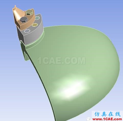 壓力容器法蘭應力分析方法對比cfx培訓的效果圖片9