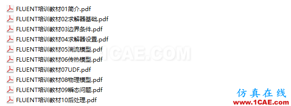 ANSYS FLUENT官方教材,10部分,300PPT,實(shí)例詳講,共享優(yōu)質(zhì)學(xué)習(xí)資源fluent培訓(xùn)課程圖片3