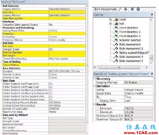 案例 | 螺栓VDI2230設(shè)計(jì)分析ansys仿真分析圖片2