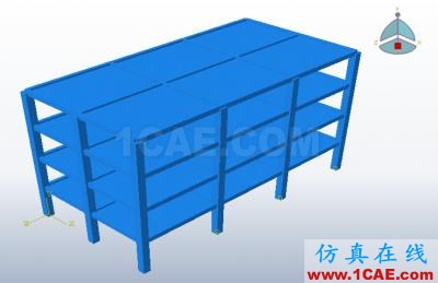 【簡單實(shí)例】abaqus/CAE建的簡單的框架模型(線性框架)