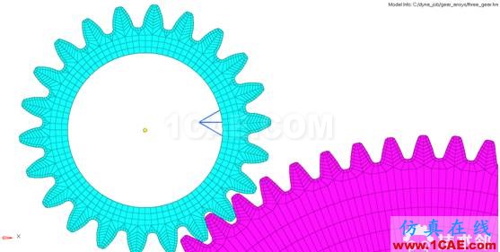 Ls Dyna聯(lián)合hypermesh齒輪嚙合分析ls-dyna應用技術圖片4