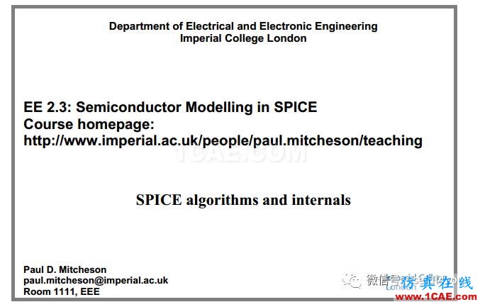 【資料分享】SPICE電路仿真入門與提高(附80M經(jīng)典教程、論文、手冊與源代碼)【轉(zhuǎn)發(fā)】EDA技術(shù)圖片4