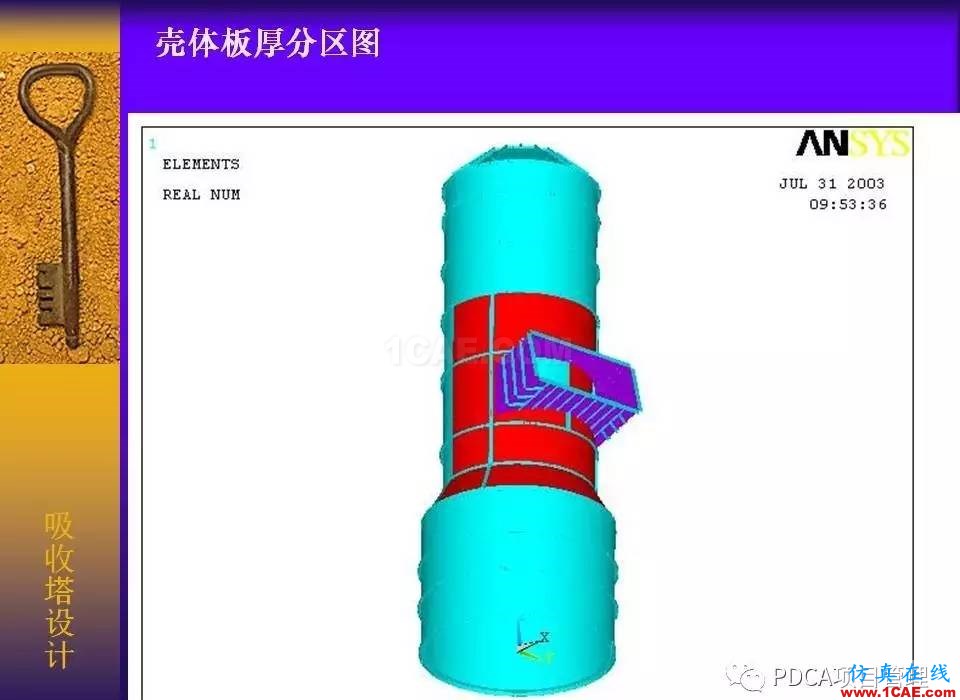 吸收塔易拉罐Ansys有限元分析案例圖解ansys結(jié)構(gòu)分析圖片6