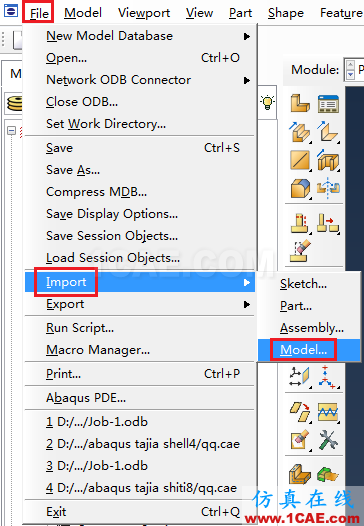 ANSYS計算模型如何導(dǎo)入Abaqusansys結(jié)構(gòu)分析圖片4