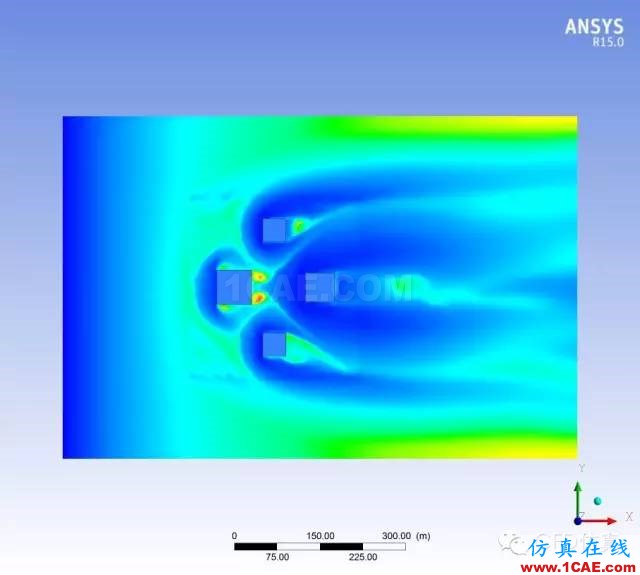 fluent城市建筑流體分析案例，氣流，風(fēng)，和霧霾fluent結(jié)果圖片6