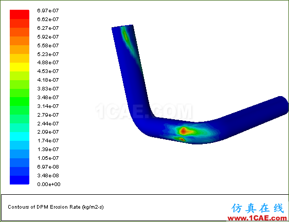 使用FLUENT沖蝕模型和離散相模型模擬3D彎管中的流動沖蝕現(xiàn)象fluent圖片21