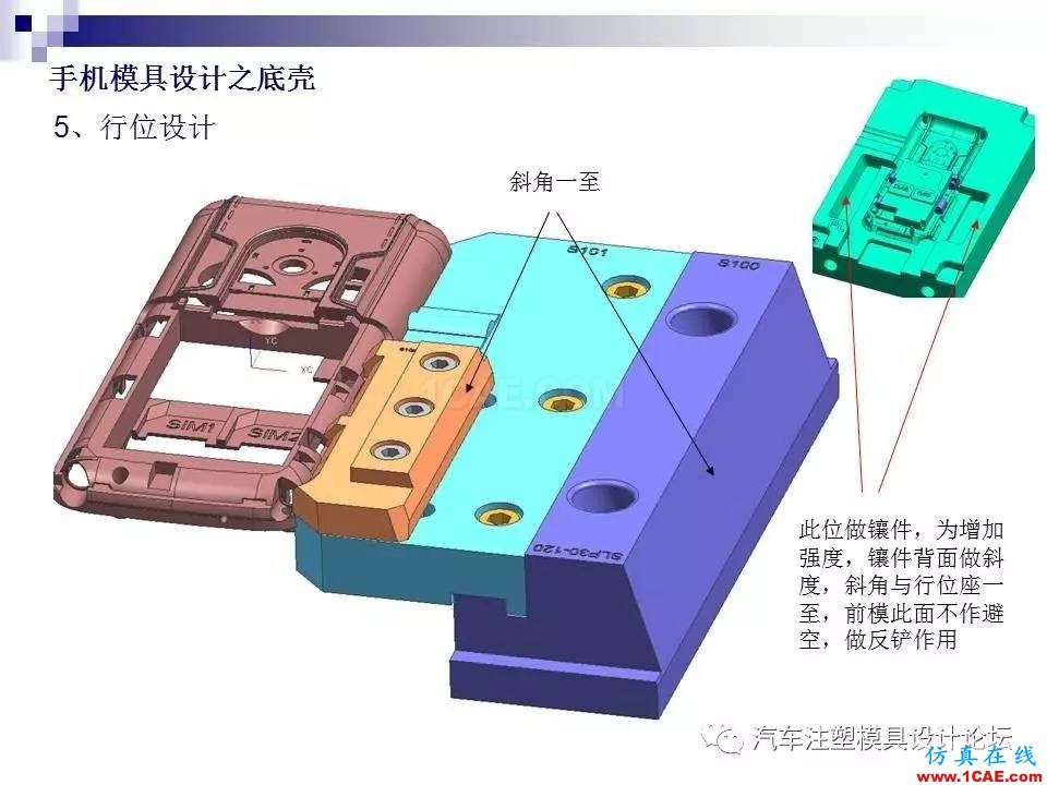 手機模具設計之底殼ug設計案例圖片18