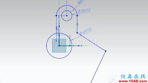 小康分享：UG/NX同步建模教程（11）之草圖繪制  | 點(diǎn)客開講ug設(shè)計(jì)案例圖片2