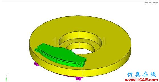 Hypermesh聯(lián)合LS-dyna剎車制動盤仿真分析hyperworks仿真分析圖片2