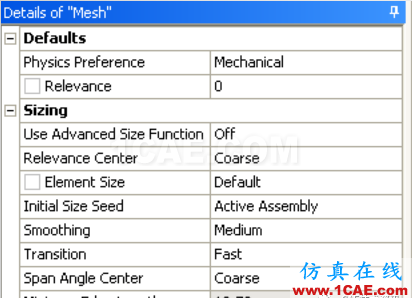 【技術篇】Mesh結構總體網(wǎng)格控制ansys仿真分析圖片3