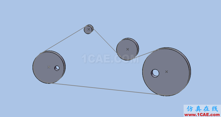 solidworks如何使用布局草圖創(chuàng)建皮帶仿真？solidworks simulation應用技術(shù)圖片10