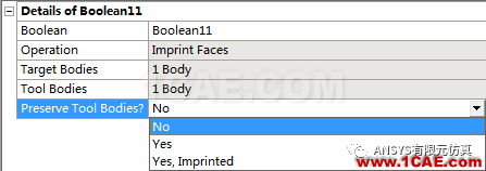 ANSYS Workbench布爾運算ansys結(jié)果圖片11