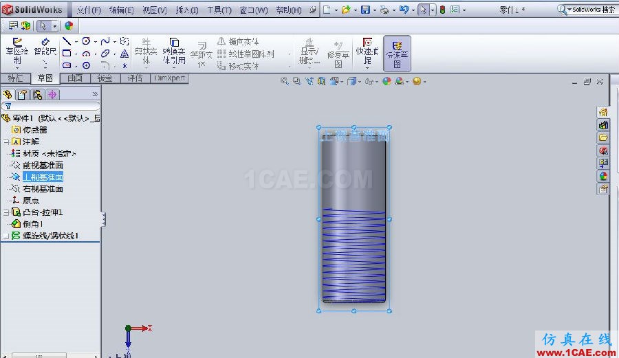 SOLIDWORKS 螺紋的幾種繪制方法 | 使用技巧solidworks simulation培訓(xùn)教程圖片10