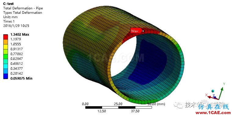 【干貨】ANSYS workbench接觸問題案例——卡箍連接ansys培訓(xùn)課程圖片16