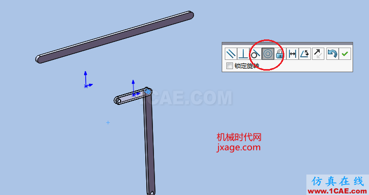 solidworks牛頭刨床仿真solidworks仿真分析圖片2