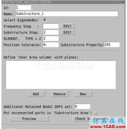 ANSA小竅門(mén)-“設(shè)置ABAQUS子結(jié)構(gòu)”ANSA分析圖片3